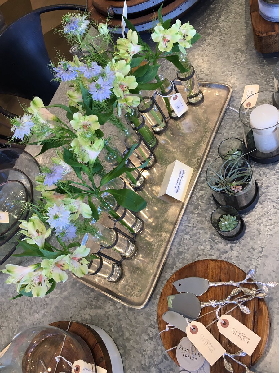 One of our best selling items: this beautiful and versatile 10-bottle vase set. Perfect for flowers! #Provincetown