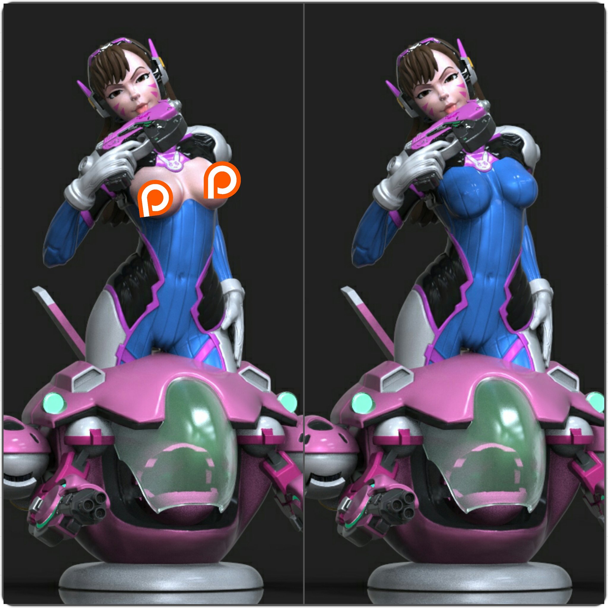 Overwatch - Svelata una statuetta di lusso per D.Va GamerClick.