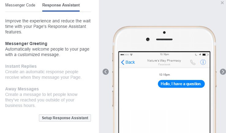 FlutterbySMedia's tweet image. If you haven&apos;t done it yet, set up the &apos;response assistant&apos; for your Facebook page! #SocialMediaTips #FlutterbyChat
