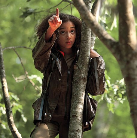 actorvschar's tweet image. amandla stenberg // rue