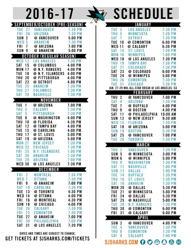 SanJoseSharks's tweet image. Can't wait for the season to start! Any games you're most excited about?

Let us know using #SharksSchedule.