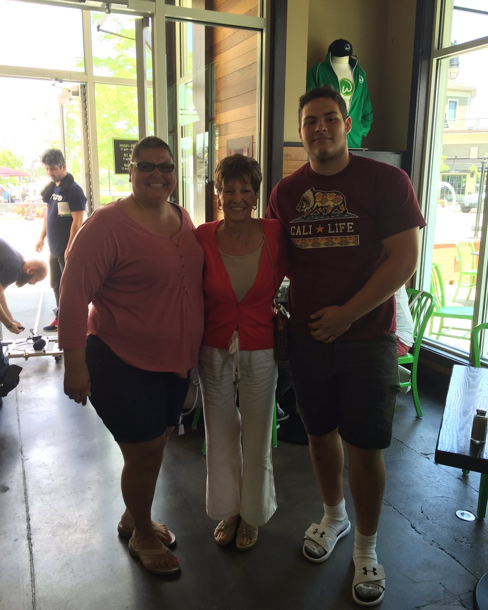 We also got to me this great lady Alma Wahlberg