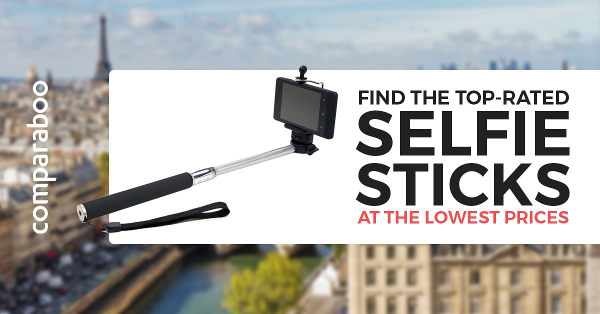 Comparaboo's tweet photo. It's #SelfieDay! Have unlimited fun with your very own selfie stick! Check out our list: https://t.co/IQ47YbGD7y https://t.co/T8bNR2B0g6