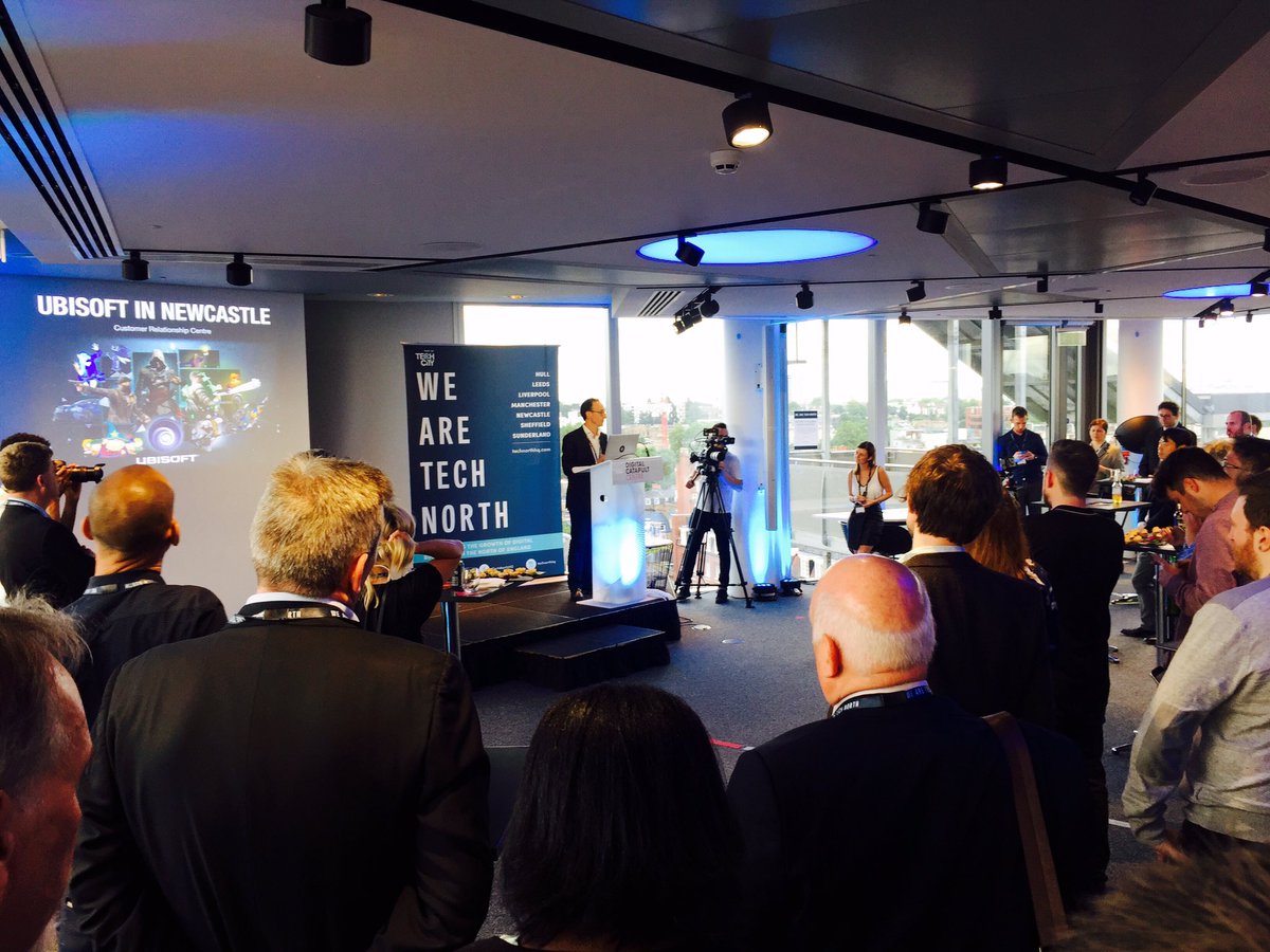 Tynetoinvest's tweet image. Delighted to have @UbisoftUK representing #Newcastle @TechNorthHQ event based in @DigiCatNETV -part of #LNDTechWeek
