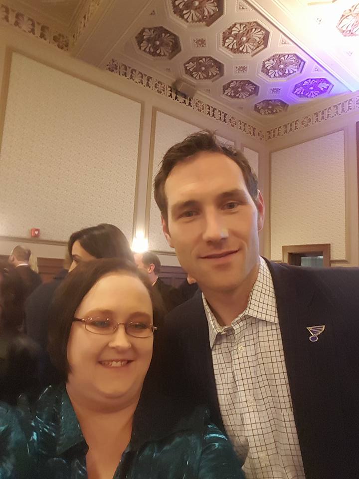 TinaBlueAngel's tweet photo. Happy #NationalSelfieDay! #EricBrewer #GarryUnger #BluesCaptains #StlBlues @StLouisBlues https://t.co/kawi3XLGEt