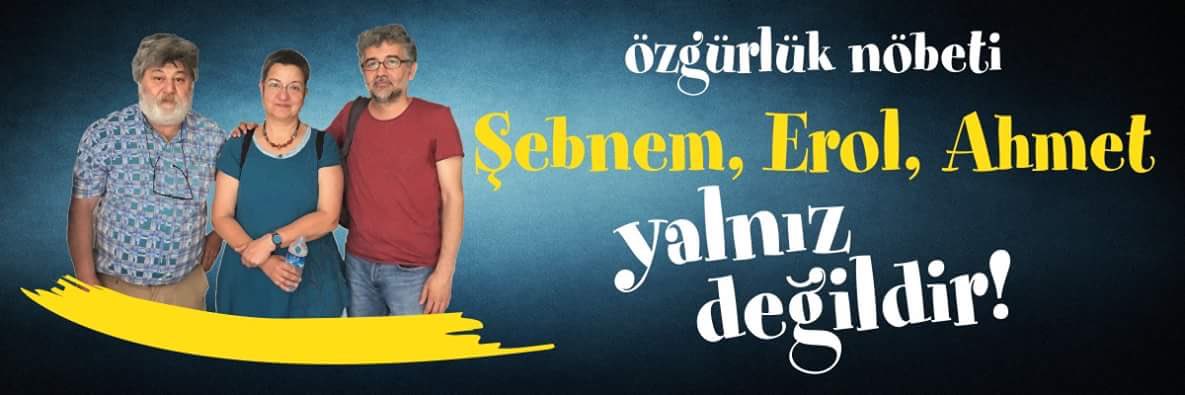 Şebnem, Erol ve Ahmet yalnız değildir! Yarından itibaren #ÖzgürlükNöbeti'ndeyiz.
#ŞebnemKorurFincancıTecritte