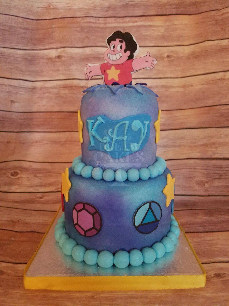 Roza's Dream Cakes on X: "Steven Universe inspired cake for my neice ☺ #rozasdreamcakes #stevenuniversecake https://t.co/OHeIySLxtb" / X