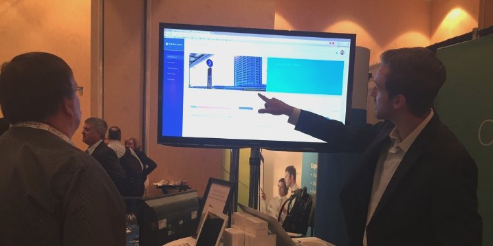 Liferay's tweet photo. At #DigitalBanking2016? Stop by to see how you can gain customer relationship insight with #LiferayDXP. #digibank16 https://t.co/SYB9vBan67