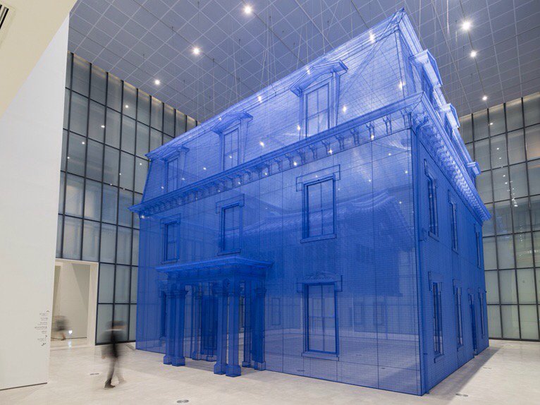 Snacton's tweet image. A variation of this would be a reasonable expense. Chez Fab Bric. The innards are made of timbers and steel.