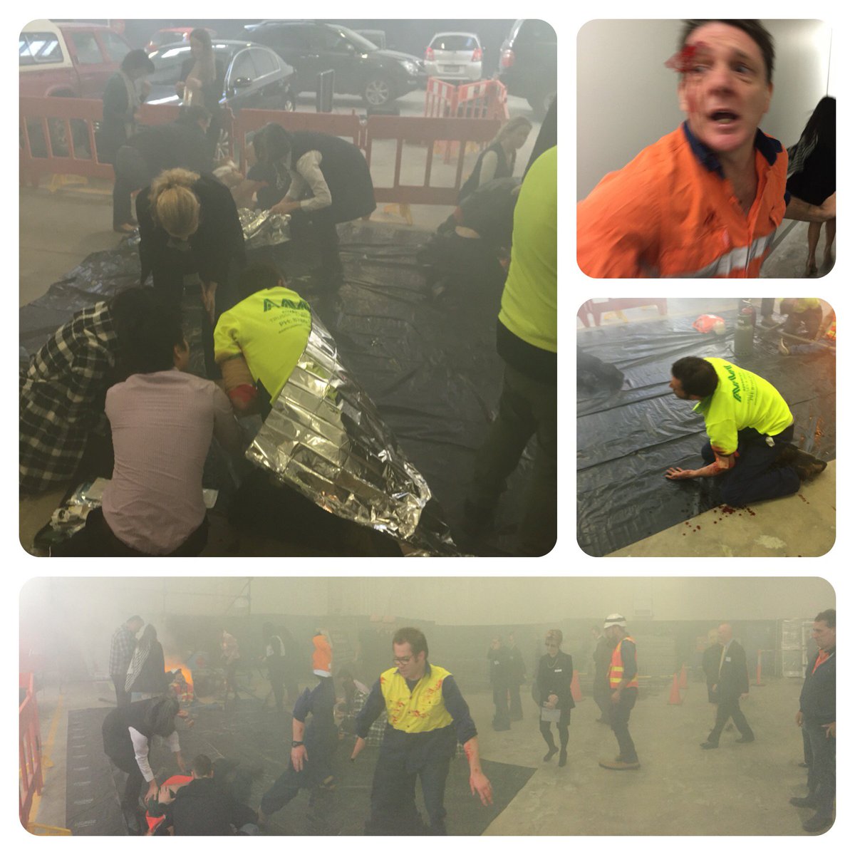 ALinkvic's tweet photo. Simulated OHS emergency @simtraining BLSC this morning. https://t.co/Tap0yWZM2A