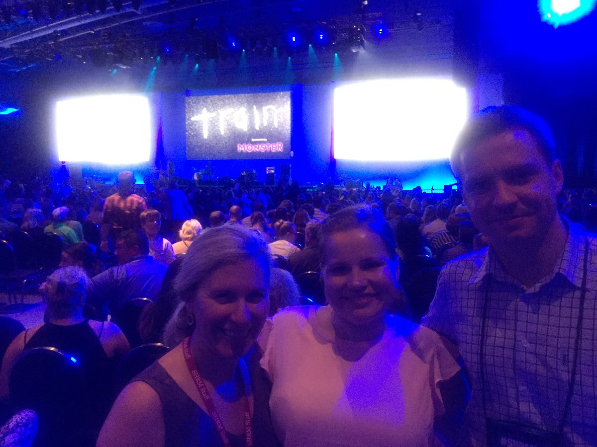 Global_imm's tweet photo. Our staff and a #J1 exchange visitor are ready for @train @ #CFGI16 and #SHRM16! https://t.co/1lHKKosAF7