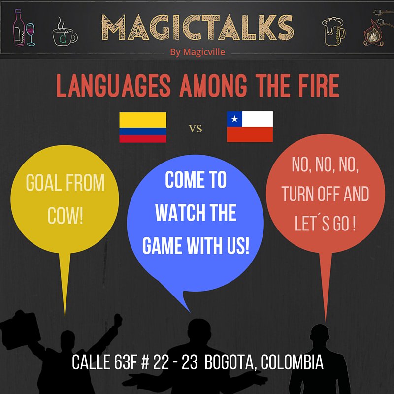 magicvilleco's tweet photo. ¡A practicar! Mañana los esperamos; pantalla, palomitas, masmelos y algo mas
#magictalks #languages #backpackers https://t.co/CnjAhzvGcr