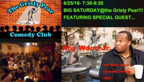 tbirdcomedyshow's tweet photo. Come check out @roywoodjr @the Grisly Pear this Sat!!! For tickets go to https://t.co/hzfxSlQzwb https://t.co/5uSPK6CTFQ