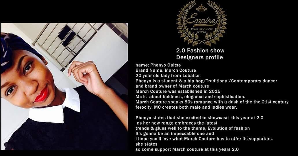 PhenyoOaitse's tweet photo. Come show your support. HEY MARCH COUTURE ❤❤ https://t.co/JK2W6ngLKu