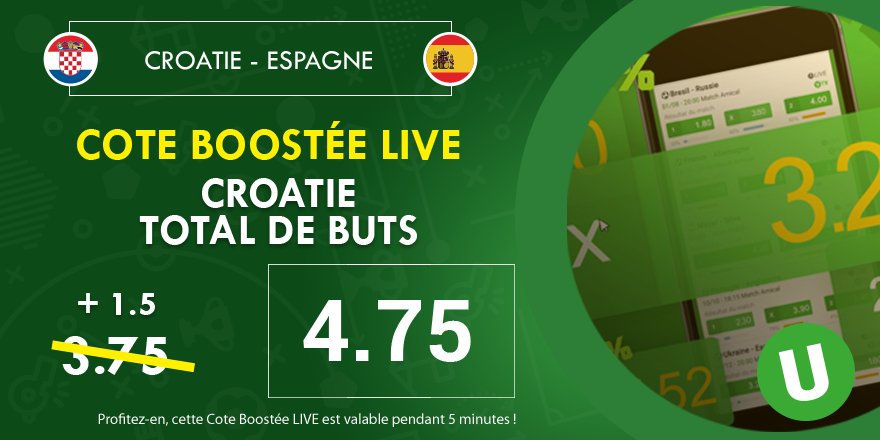 #CROESP COTE BOOSTÉE LIVE: C'est plutôt bien parti ? 
👉bit.ly/28KvGE4 👈 #TeamParieur #EURO2016