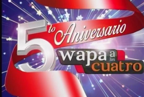 glennsantana's tweet photo. El programa "Wapa a las cuatro" celebrará este viernes a las 4PM su QUINTO ANIVERSARIO https://t.co/qJrZMPIRdl