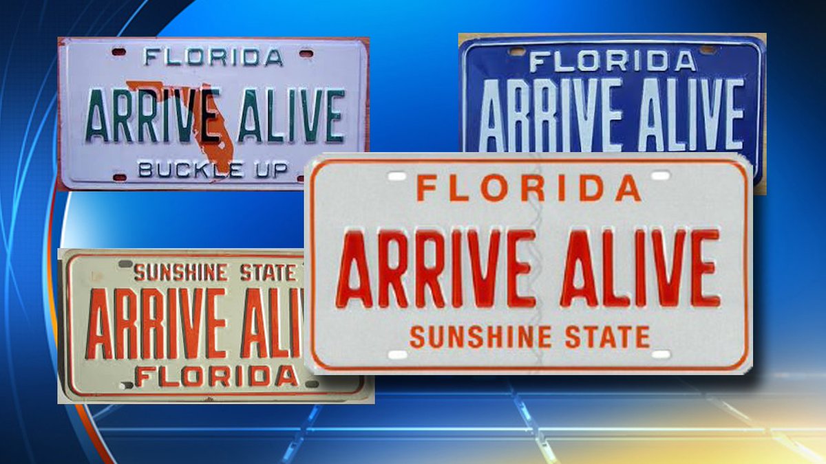 #ArriveAlive plates to make Florida comeback on @FLHSMV vehicles bit.ly/28T6V9J?utm_me… #BlastFromThePast https://t.co/dQcNY8riGF