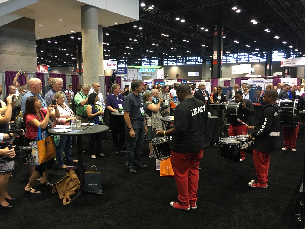 GO_WPI's tweet photo. Congratulations new POs at #ACE16AWWA and many thanks to Chicago's Legacy Drumline for an amazing celebration! https://t.co/2v5s3Bel6i
