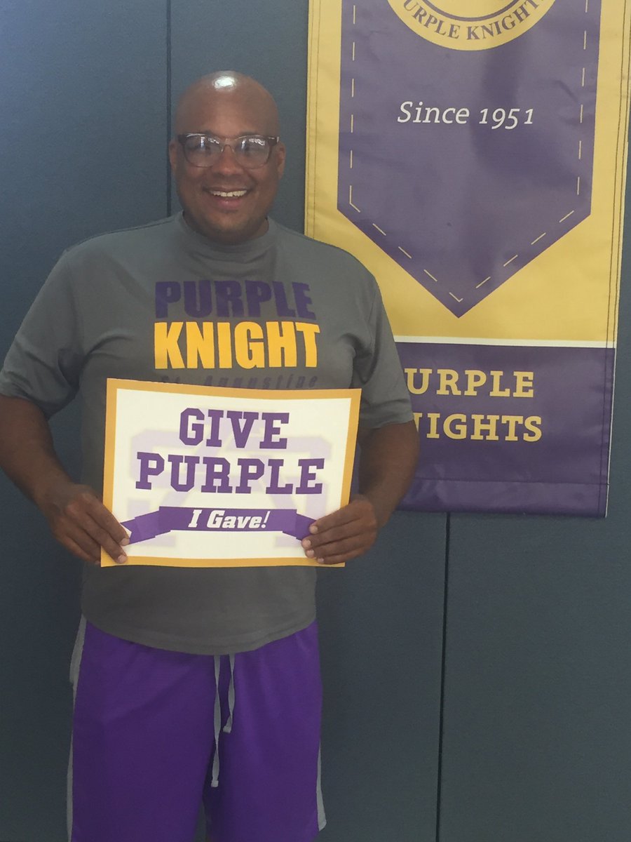 StAugnola's tweet image. Blair Condoll - Class of 1987. #GivePurple #ClassChallenge #PurpleKnightsGiveBack