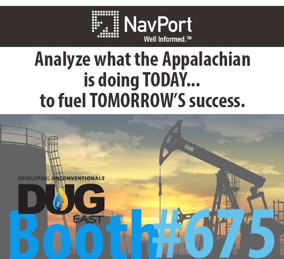NavPortData's tweet image. #DUGEast kicks off tonight! Have a great show &amp;amp; come see some amazing #oilandgas #analytics in Booth #675!