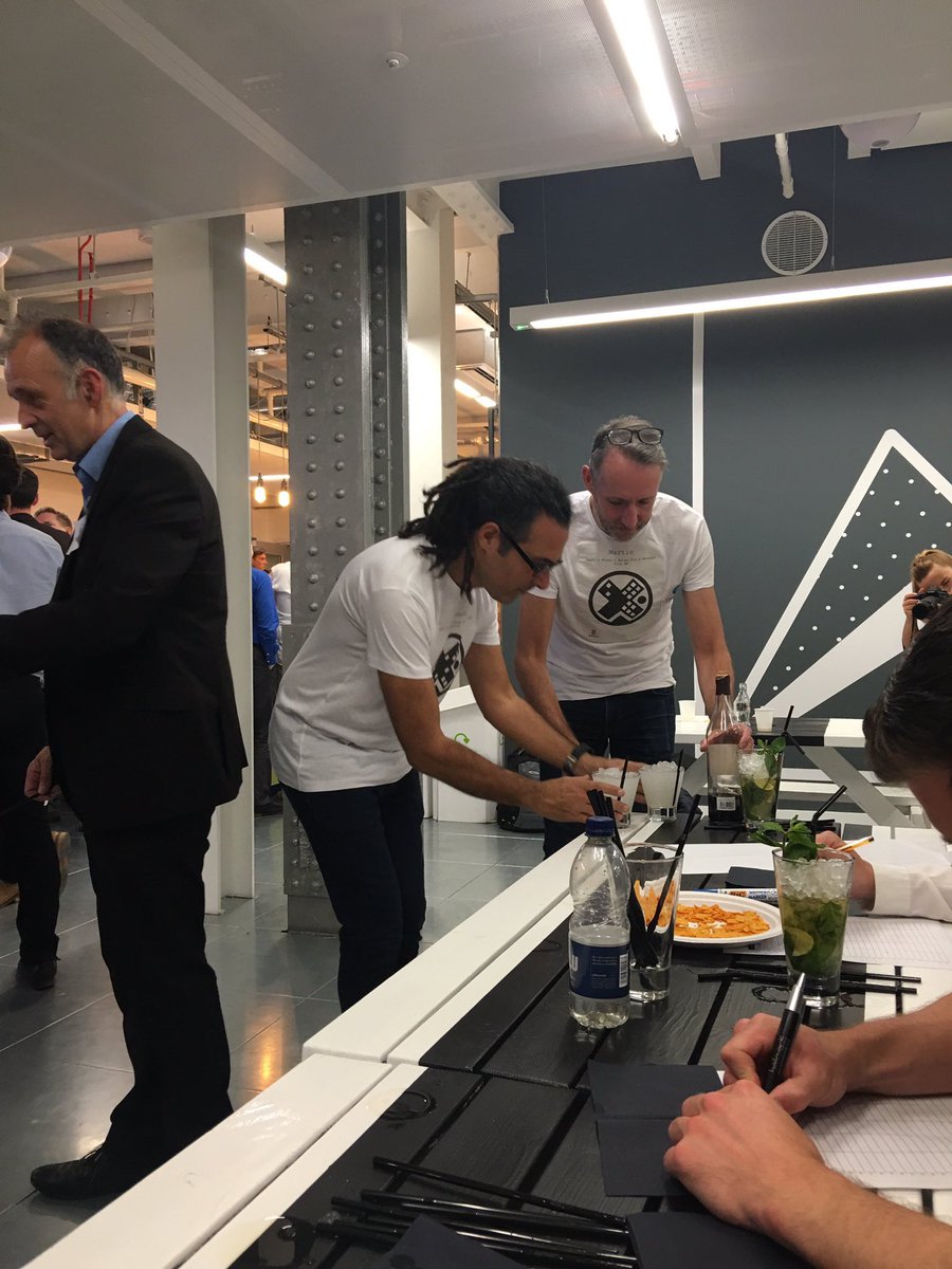 BuzzmasterUK's tweet photo. That's him our very own @RoySheppard joining in #eventtechlab @EventTechLab @huckletree #cocktailhack @LDNTechWeek https://t.co/sjCS9DSGHM