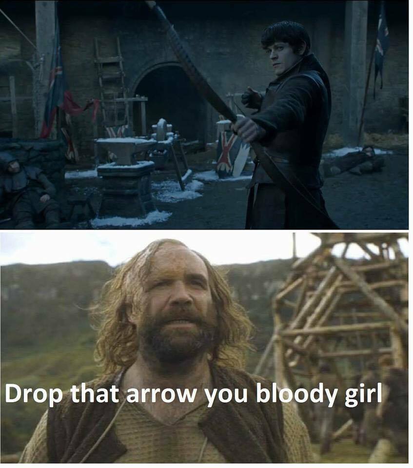 Fucking archers! Arrows are for pussies...
