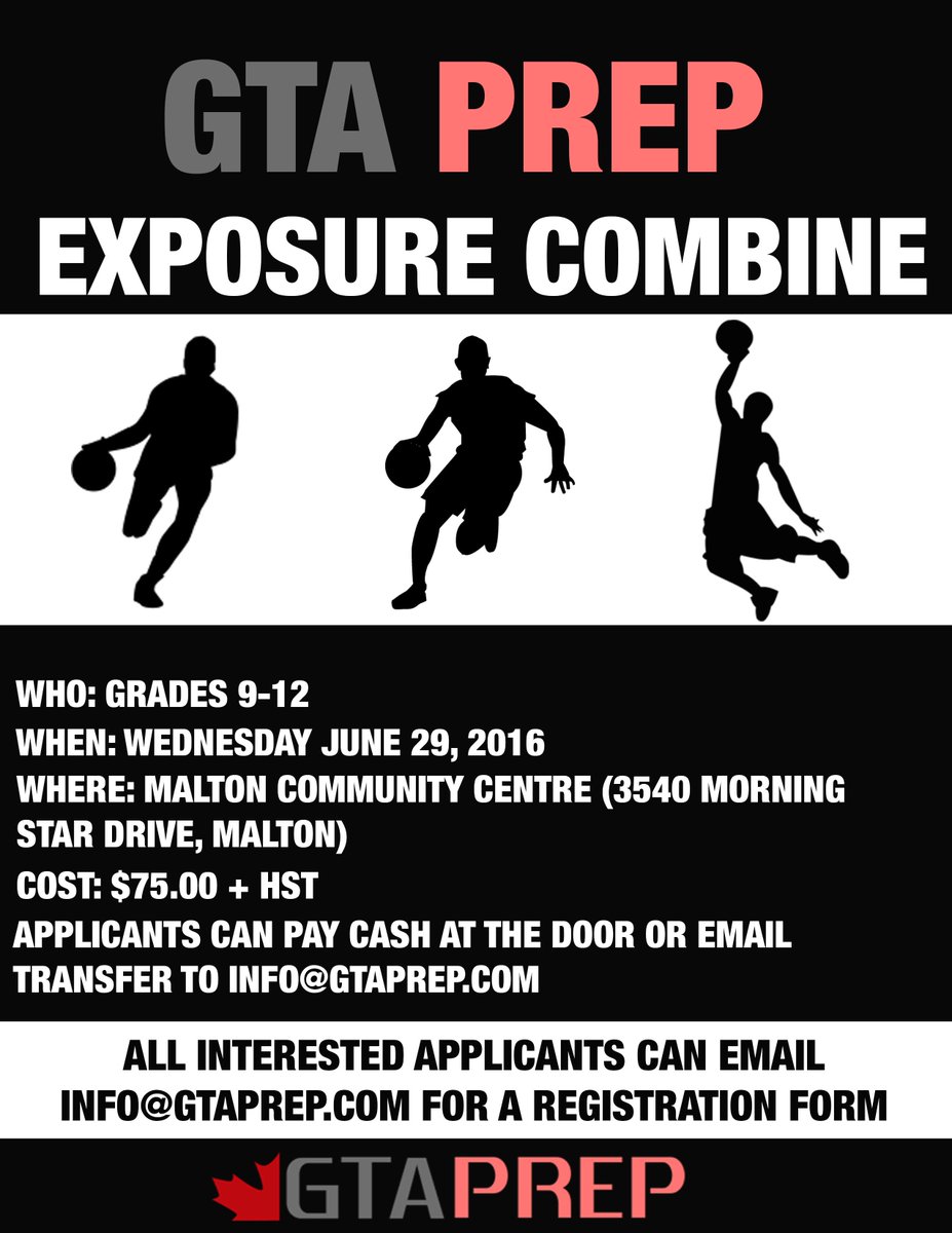 nbachoops's tweet photo. Wed June 29 2016 GTA Prep exposure combine https://t.co/QnZhZsnqpP