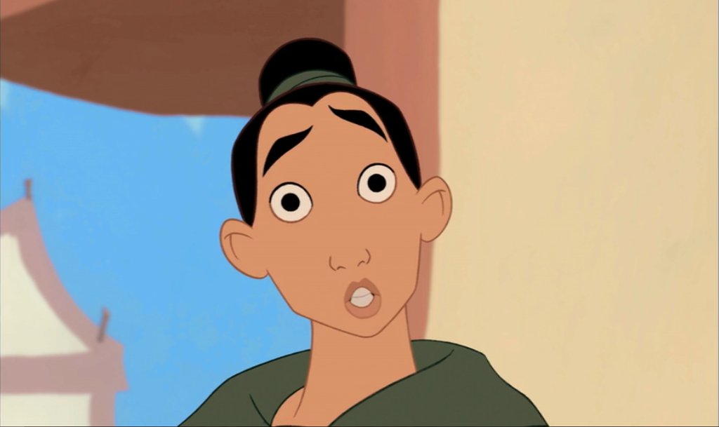 PerfectScenes_'s tweet image. Mulan sees something surprising