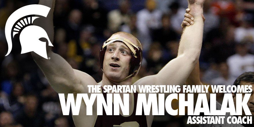 4-time MAC Champ, 3-time AA &amp; US Senior National Champ Wynn Michalak named assistant coach: msuspartans.com/sports/m-wrest…