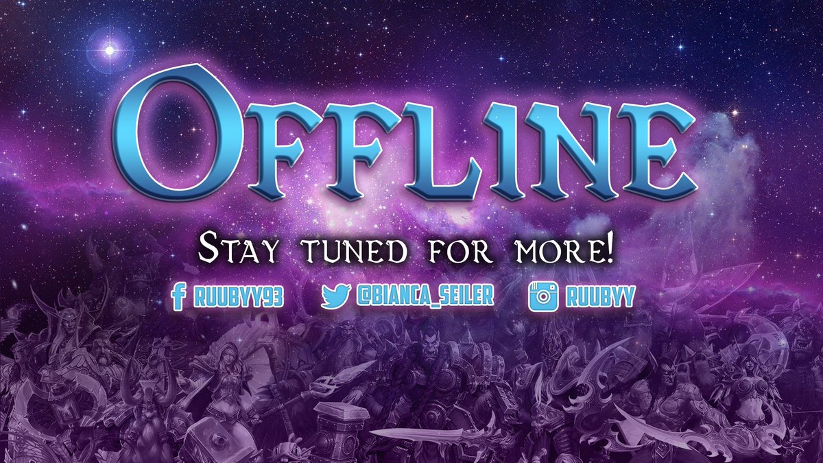OwnGraphics's tweet image. OFFLINE Image by OwnGraphics.com for #Twitch streamer @bianca_seiler

#TwitchOFFLINE #TwitchCreative