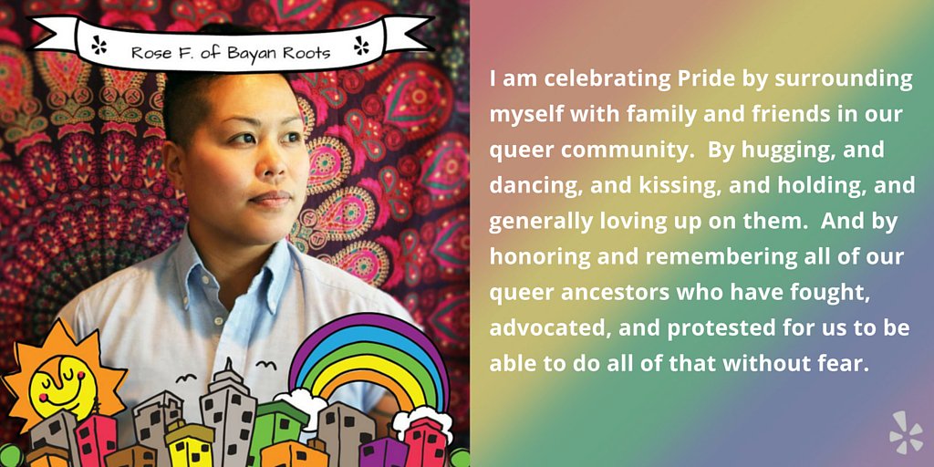 We asked biz owners like Rose, "How are you celebrating Pride?" #YelpPride 🌈