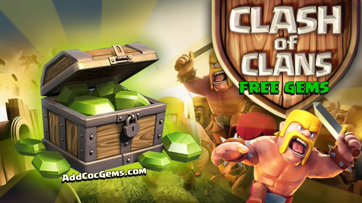 For Clash Of Clans FREE GEMS go to:
AddCocGems.com
you can add unlimited amounts of gems, gold and elixir..