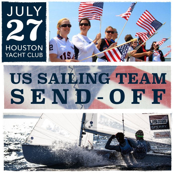 USSailingTeam's tweet photo. This is OUR TEAM! Houston YC @USSailingTeam @sperrytopsider Send Off Party w/ @Sunbrella! https://t.co/4elV5E16uH https://t.co/H4NSXNSIPH