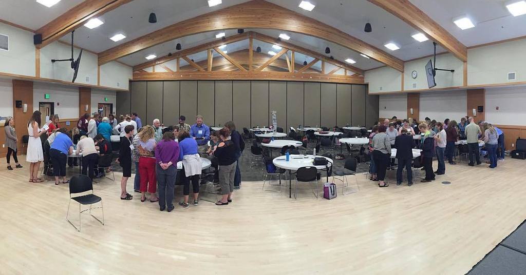 RaeFearing's tweet photo. Full house for my #augmentedreality session today at #humshift thanks everyone who came and played! #raefearing https://t.co/WPxDRJUF6n