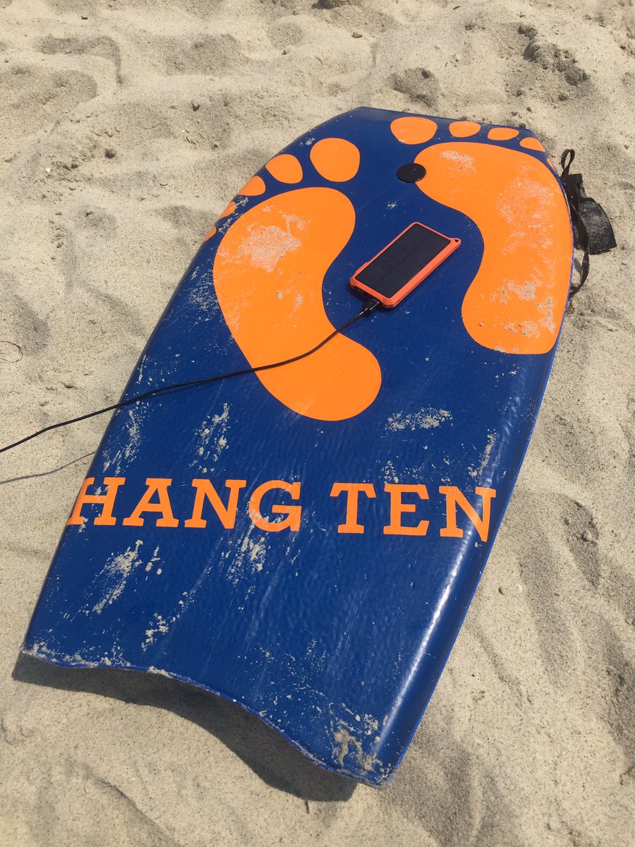 chrisflaharty's tweet image. Hang Ten Hang Tough - Solar Power to the rescue #toughtested