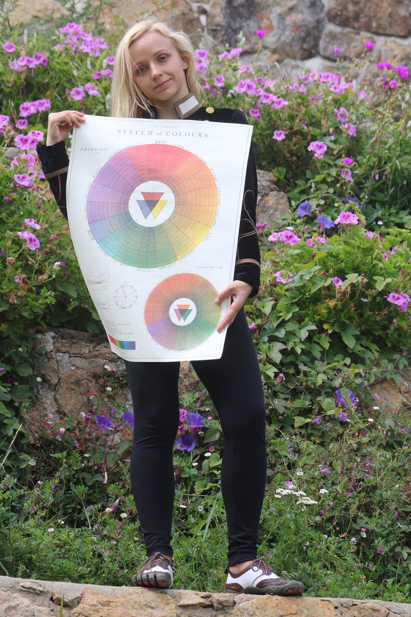 annavitals's tweet photo. When I choose color schemes for my graphics I first think of the #ColorWheel https://t.co/l2ZwdSF2GT