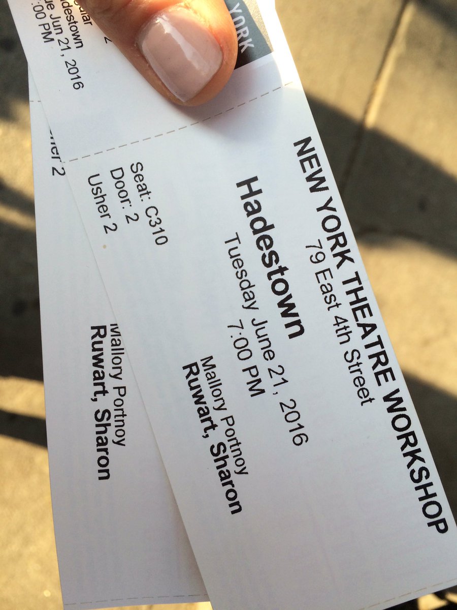 hilhawke's tweet photo. Finally seeing Hadestown-lovin' on theatre!!! https://t.co/ja2G37t3EA