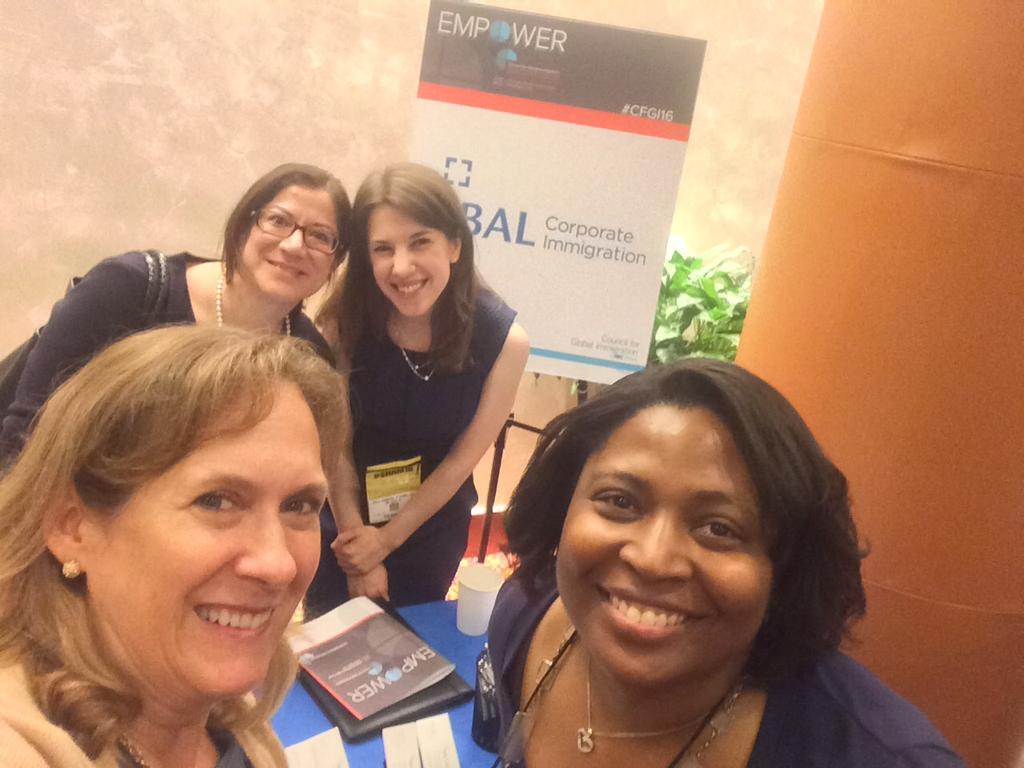 lanabugg's tweet photo. So glad to see my immigration team from @BAL_Immigration at #CFGI16! Thanks for lunch! https://t.co/eMcldzTs3u