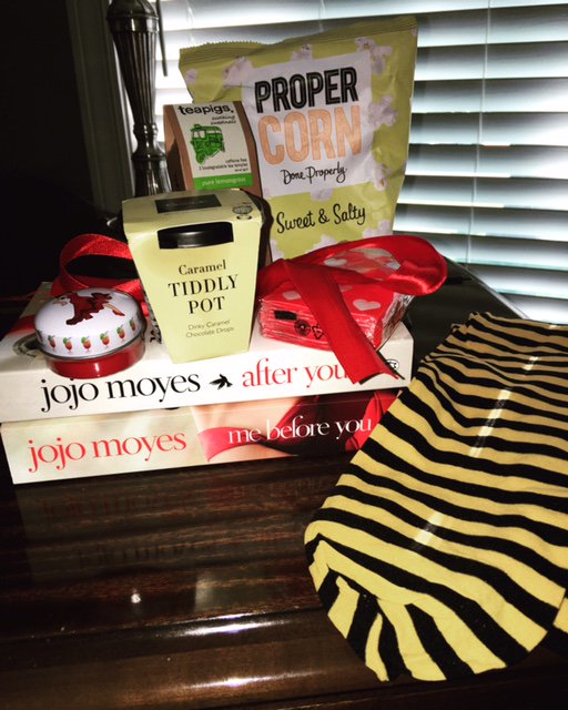Thank you@PenguinBooks for the <a href="/mebeforeyou/">Me Before You</a> care package! Can’t wait to read <a href="/jojomoyes/">JJM</a> sequel #AfterYou!!