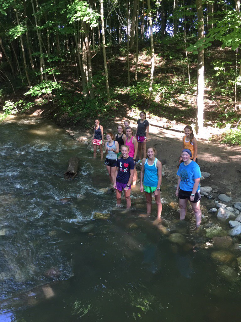 Guerin Catholic XC on Twitter "Guerin Catholic Girls XC soaking their feet after a hard work