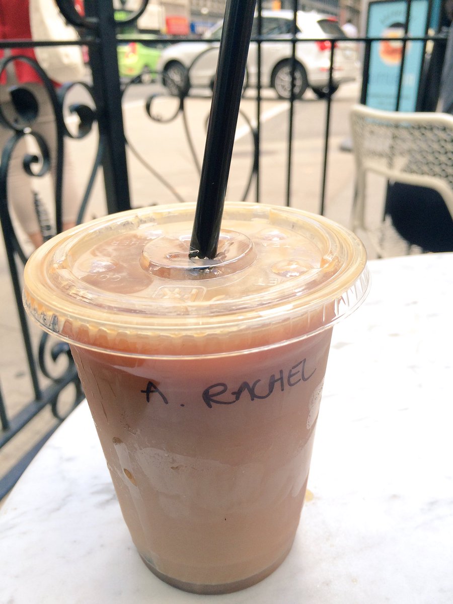 rlew06's tweet photo. When they ask for your name and you say "ahh.. Rachel" ☕️ https://t.co/LzrgBIAvAF