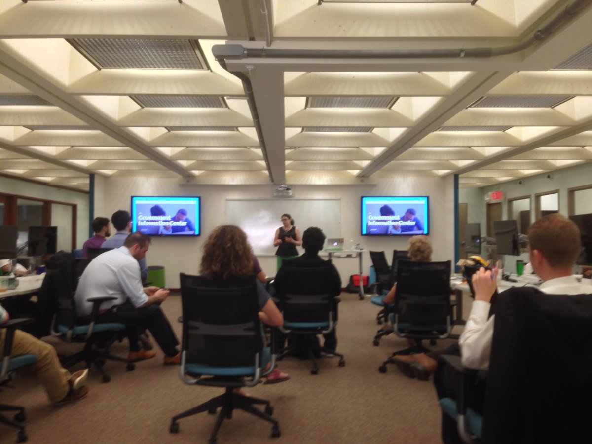 opendatade's tweet photo. Glad to have @DanaRohrbough of @DelawareGIC tonight talking about the #netDE #OpenData Portal. #civictech #dataDE https://t.co/zIDU9Saufv