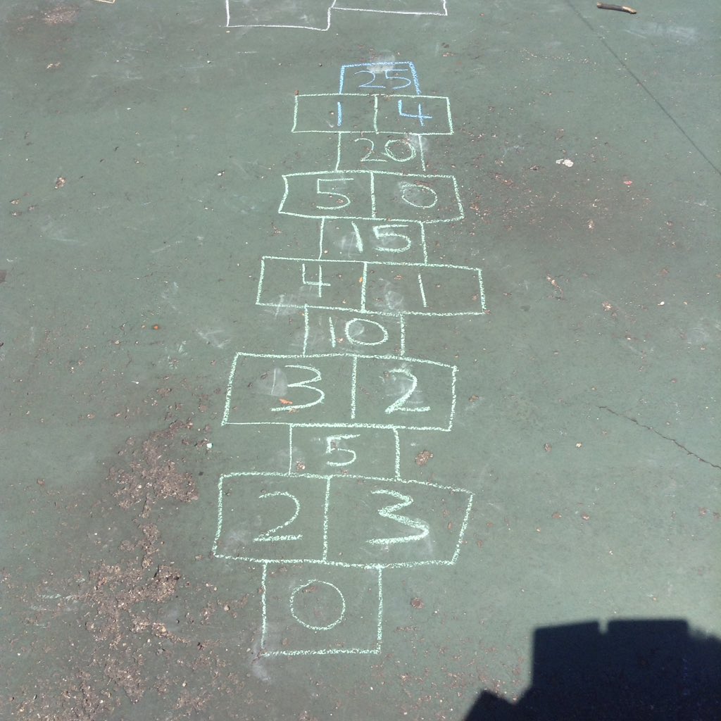 MrC4TFA's tweet photo. Another way to make students Math visual AND Fun! #HopscotchMath #mathlesson #Interactivelearning #apttfa https://t.co/GW42HpBbFa