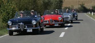 gaev66NINO's tweet image. Alfa Giulia(front) and Giulietta(red) and Touring 2500 6 cyl.(silver) on track @alfaqfour @FerrariLit @MarabelliGp