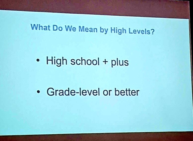 bebaroman's tweet image. All children can learn.  @SMMUSD Equity Retreat Day 1 Closing.  Noguera team and Dave Larose #edchat #caedtech