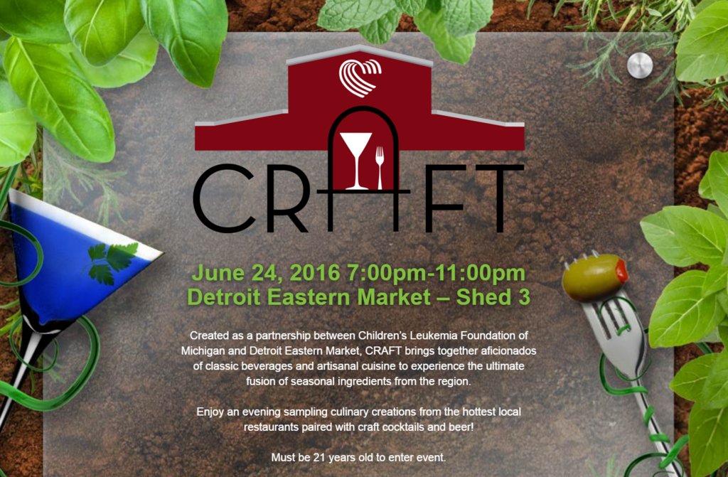 EasternMarket's tweet photo. #CRAFT2016 is in 3 days! 🍴🍸👉 https://t.co/jFJupzCx9d - Created as a partnership w/ #EasternMkt & @CLFMichigan https://t.co/IAQZNFa5qa