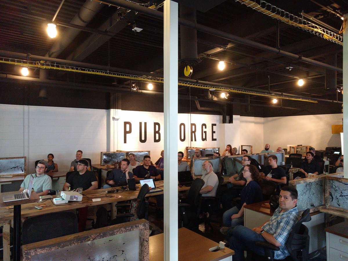 techlancaster's tweet photo. Good crowd for @GDILV and #techlancaster tonight. https://t.co/ZkEy6V7SfL