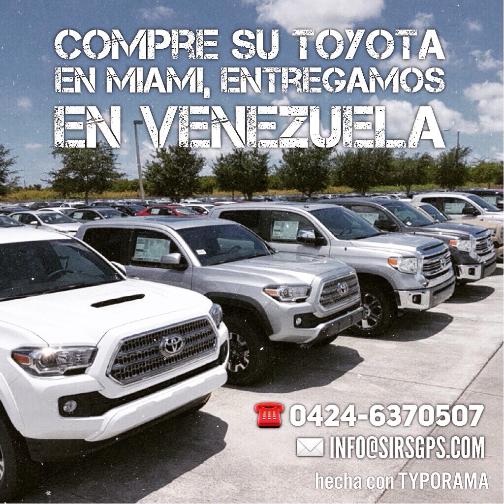 Confía en los expertos! 15 años de experiencia en exportacion de vehículos y mercancías a Vzla. Contáctenos Ya!