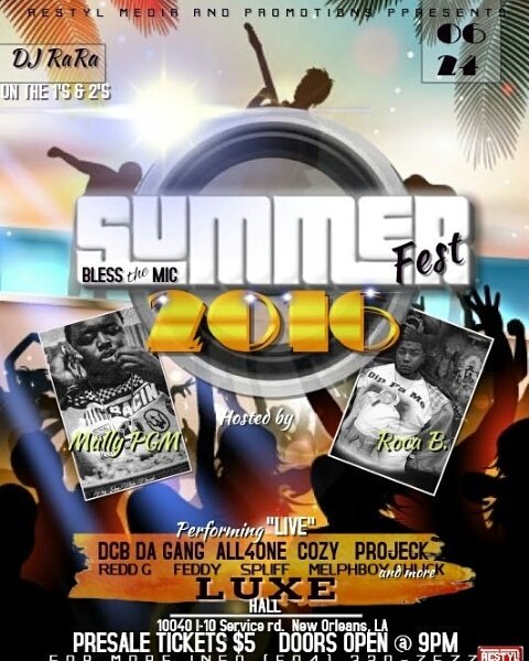 Restyl504Km's tweet photo. This fri June 24th @LUXE HALL..ITS GOING DOWN COME OUT &amp; SUPPORT YOUR LOCAL ARTIST... https://t.co/DgZ6BPvr2S