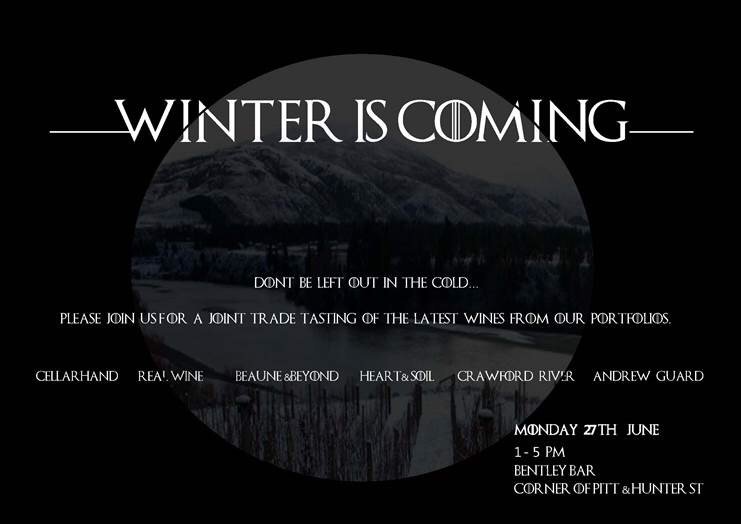 Tom Nicholson (@tomnich83) on Twitter photo Count down is on!This Monday <a href="/Heart_and_Soil/">Wine Team</a> <a href="/CellarHand/">CellarHand</a> <a href="/BeauneandBeyond/">Beaune & Beyond</a> <a href="/CrawfordRiver/">Crawford River Wines</a> <a href="/andrewguard/">Andrew Guard</a> <a href="/REAL_Wines/">Real Wines</a> Count down is on!This Monday <a href="/Heart_and_Soil/">Wine Team</a> <a href="/CellarHand/">CellarHand</a> <a href="/BeauneandBeyond/">Beaune & Beyond</a> <a href="/CrawfordRiver/">Crawford River Wines</a> <a href="/andrewguard/">Andrew Guard</a> <a href="/REAL_Wines/">Real Wines</a>